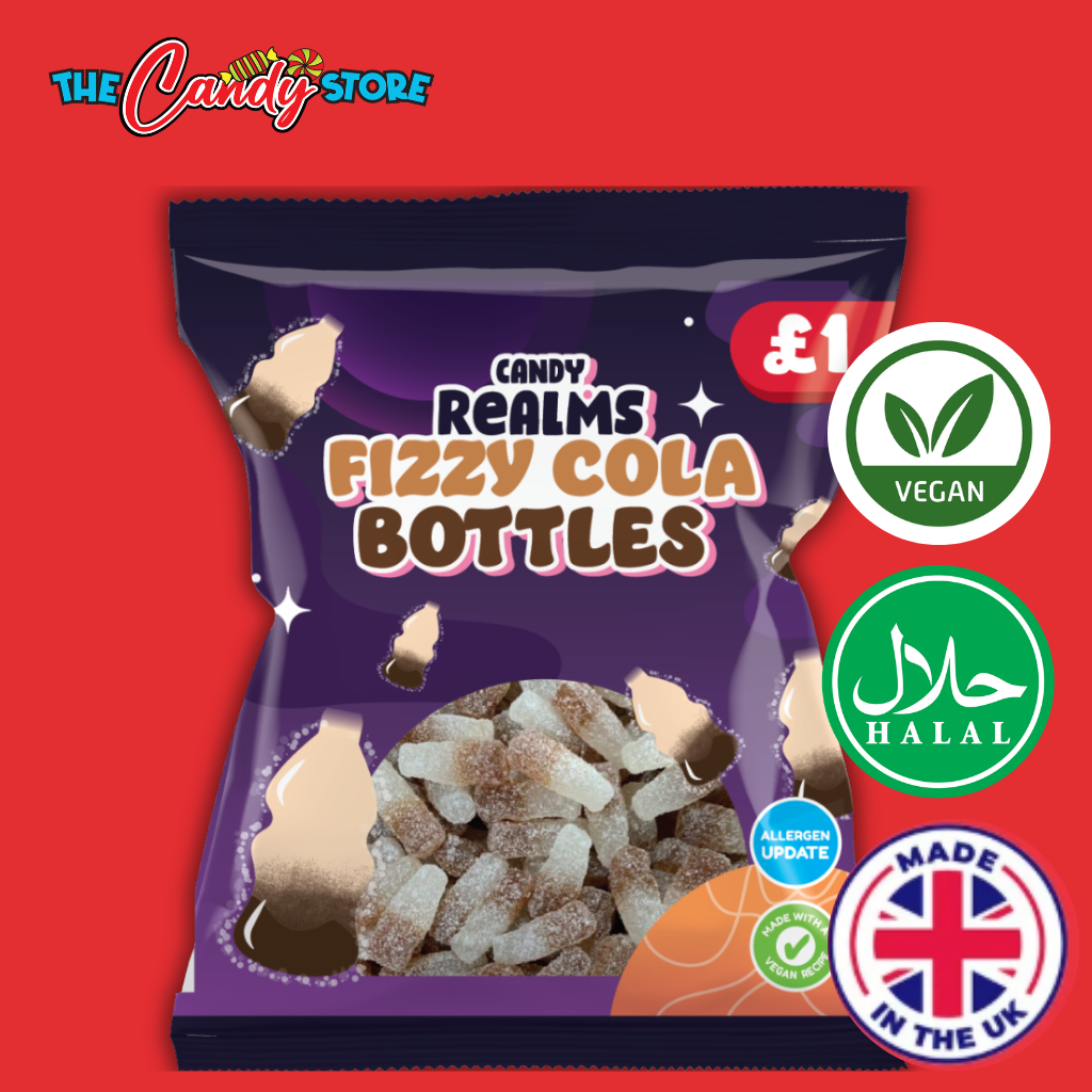 Candy Realms Fizzy Cola Bottles Gummy Candy