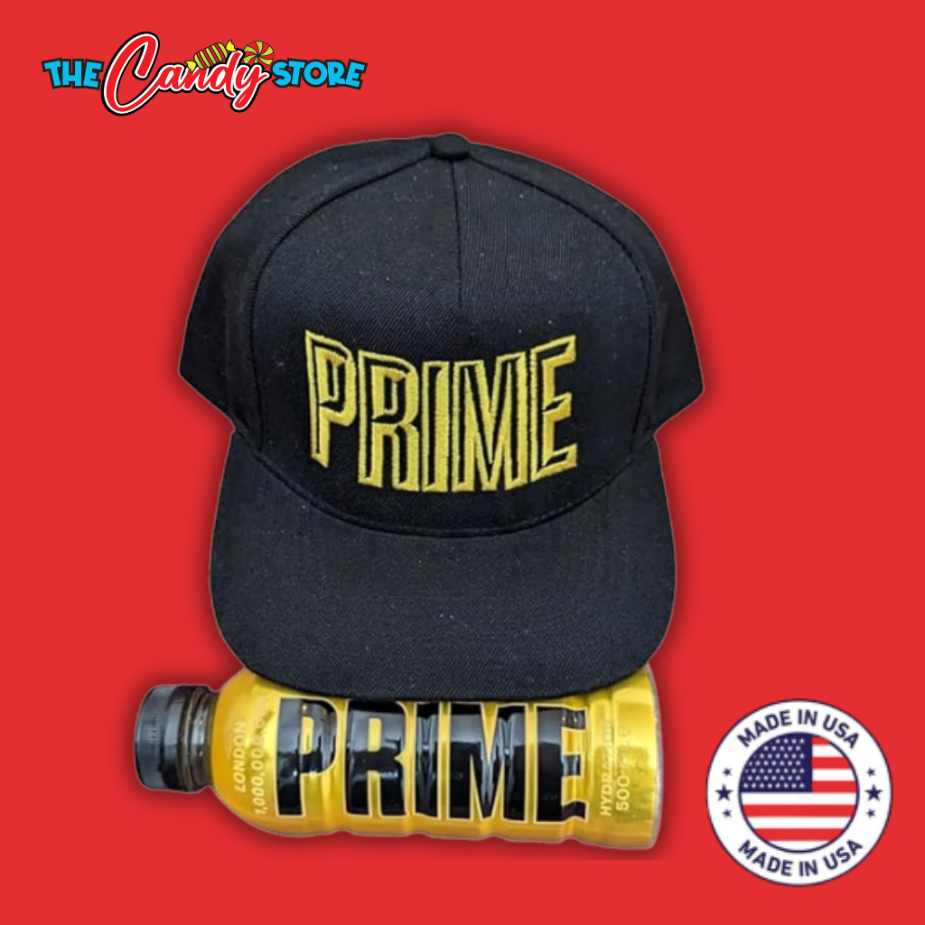 Prime Hydration Drink Limited Edition Gold Drink 1Billion Bottle Event and Baseball Cap