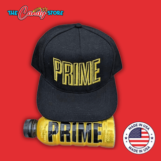 Prime Hydration Drink Limited Edition Gold Drink 1Billion Bottle Event and Baseball Cap