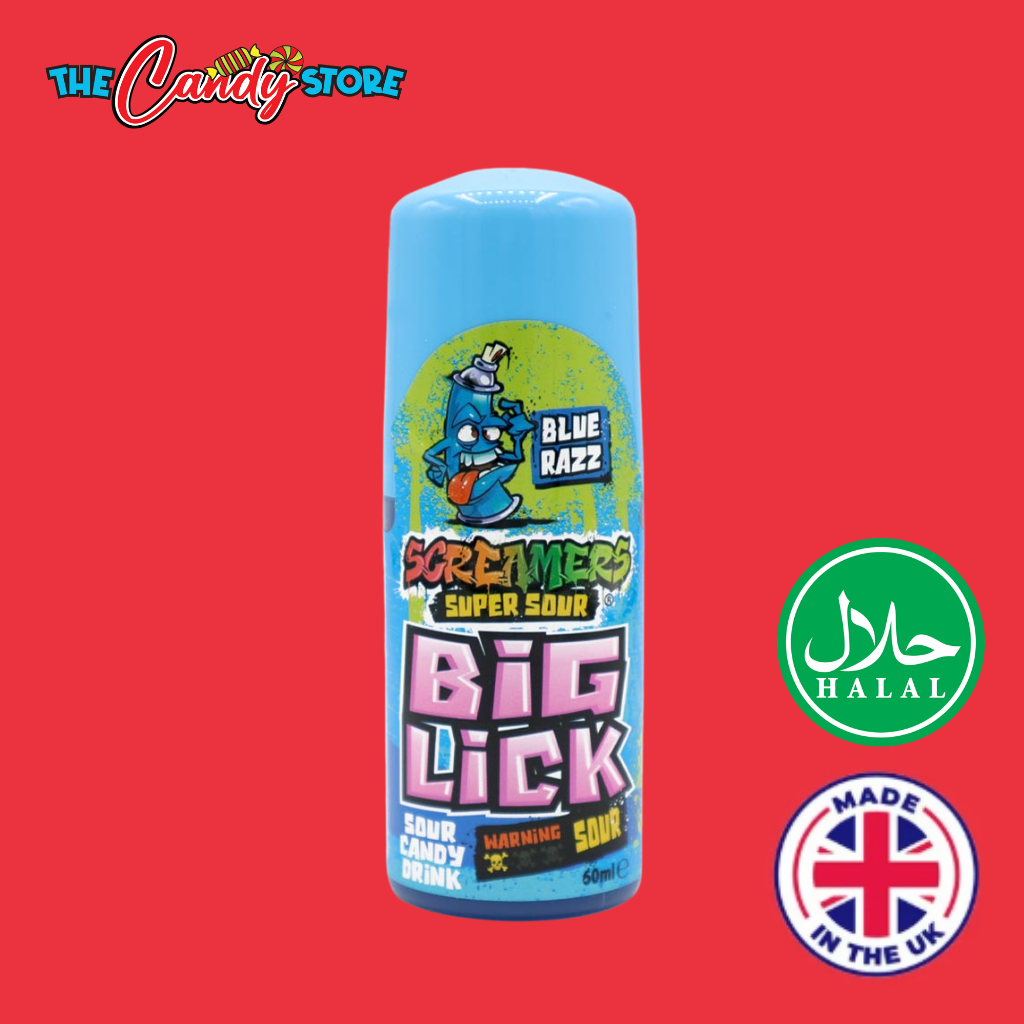 Zed Candy Screamers Blue Razz Big Lick