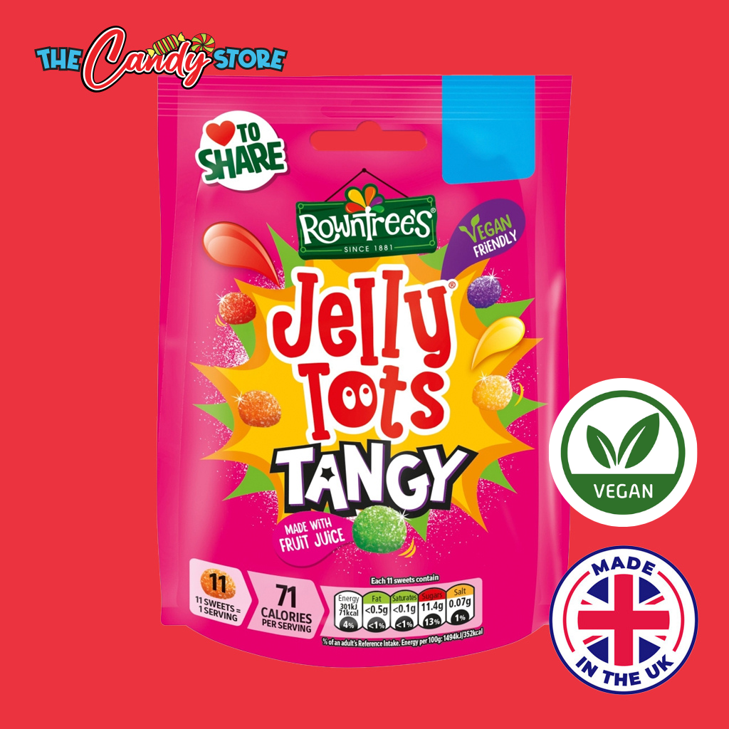 Rowntree's Jelly Tots Tangy Chewy Candy