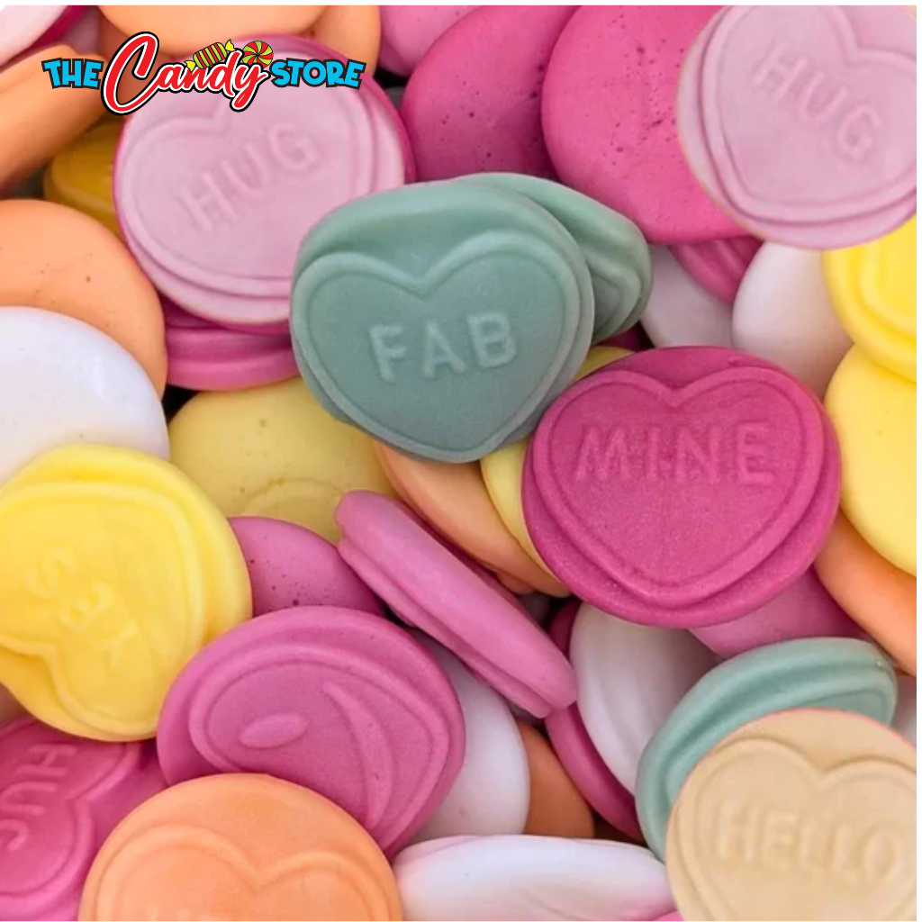 Swizzels Squashies Love Hearts Mixed Fruit Flavour
