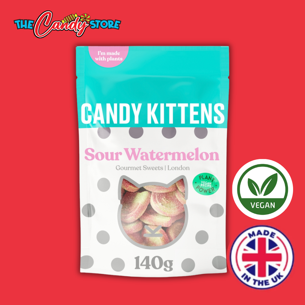 Candy Kittens Sour Watermelon Gourmet Sweets Pouch