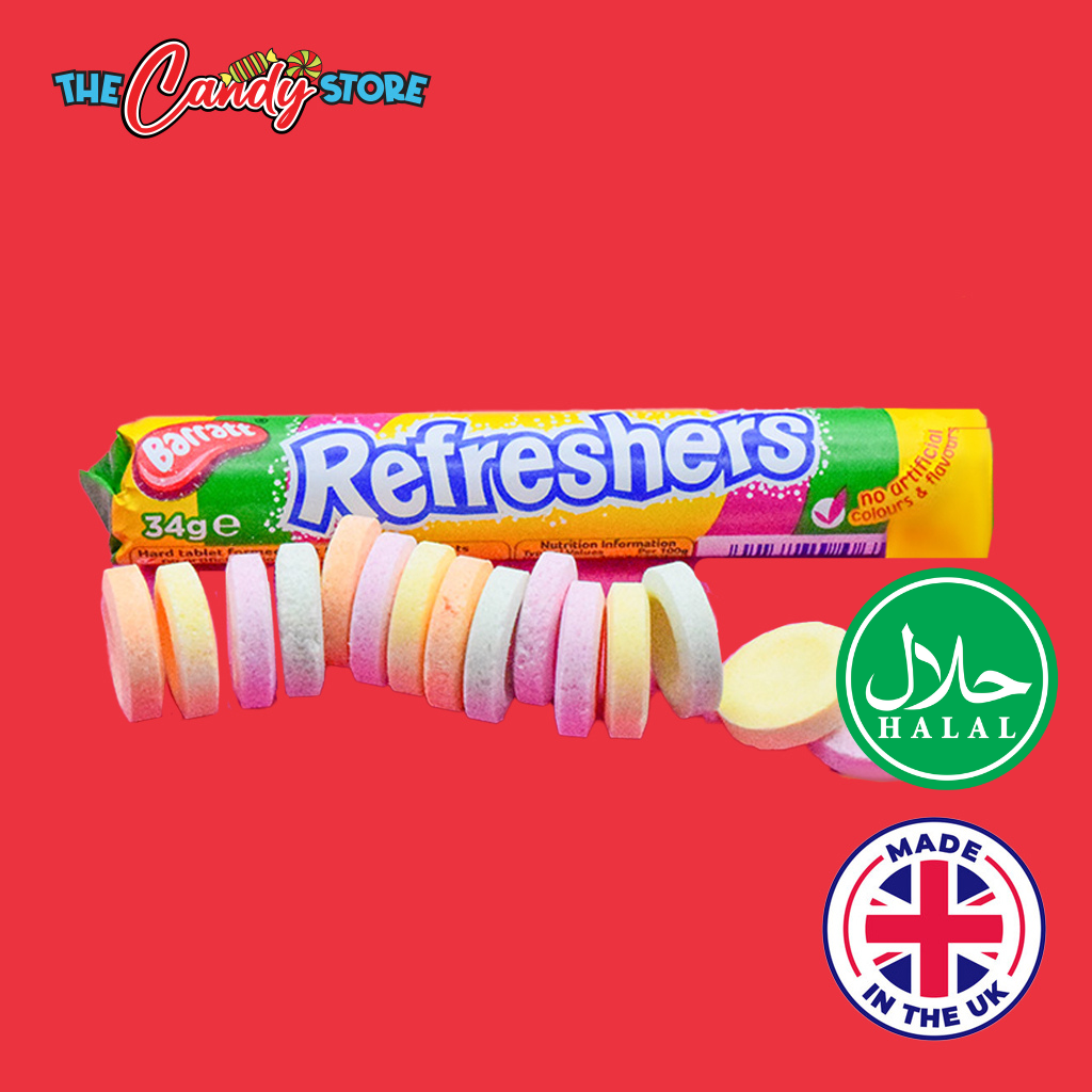 Barratt Refreshers Roll Fruity Fizzy Retro Sweets