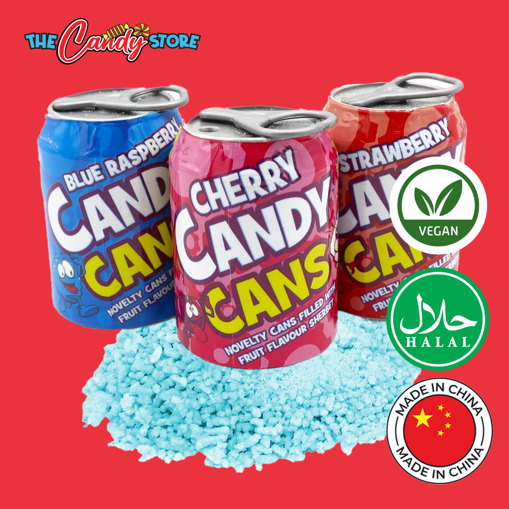 Crazy Candy Factory Fruity Candy Cans