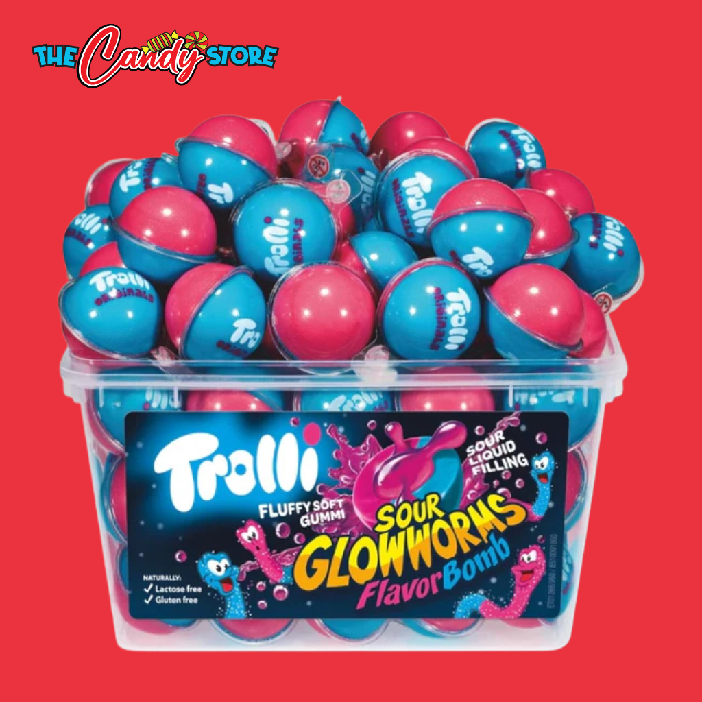 Trolli Sour Flavor Bomb Glow Worms (Sold Individually)