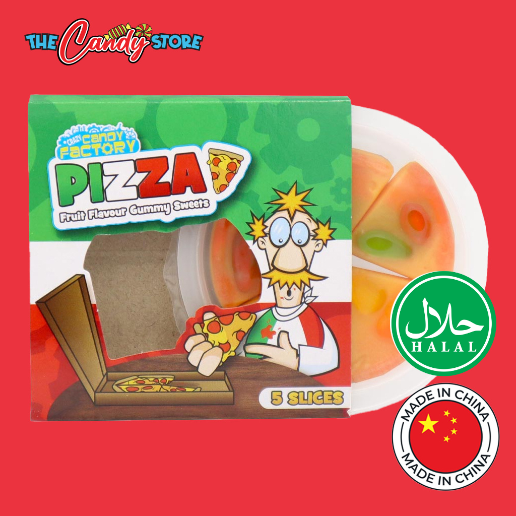 Crazy Candy Factory Pizza Slice Fruit Gummy