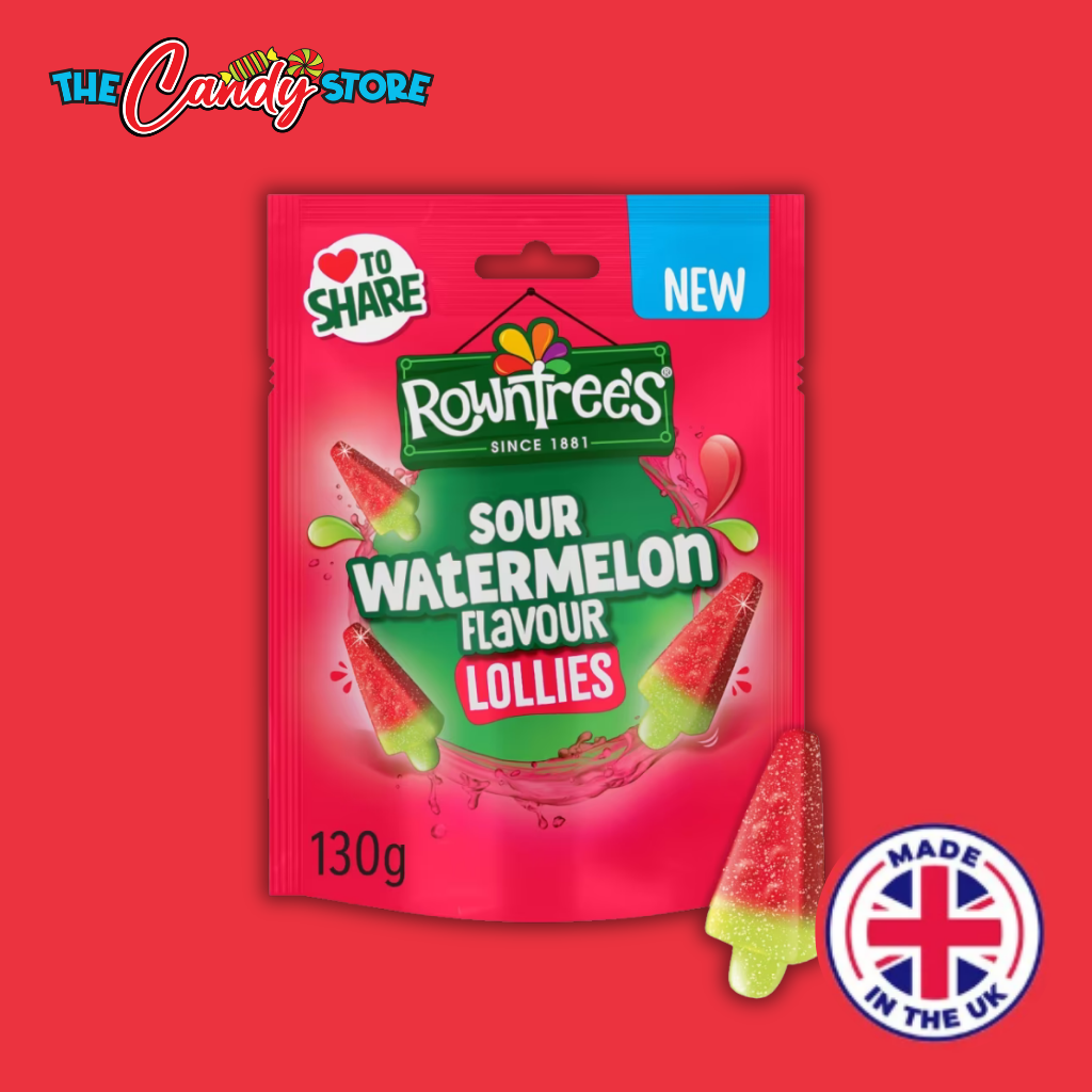 Rowntree's Sour Watermelon Lollies Pouch
