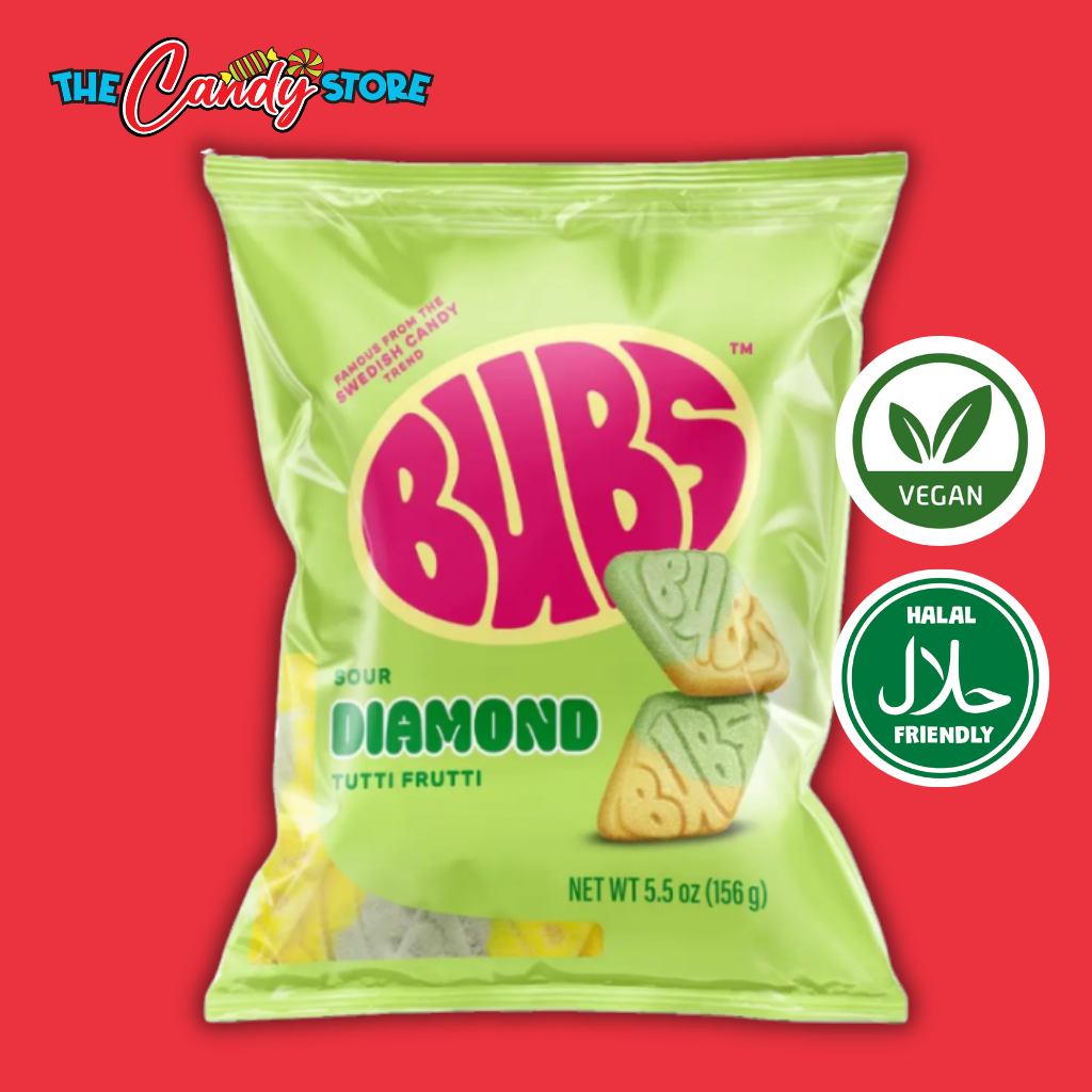 Goody Candy Sour Diamond Tutti Frutt Swedish Candy