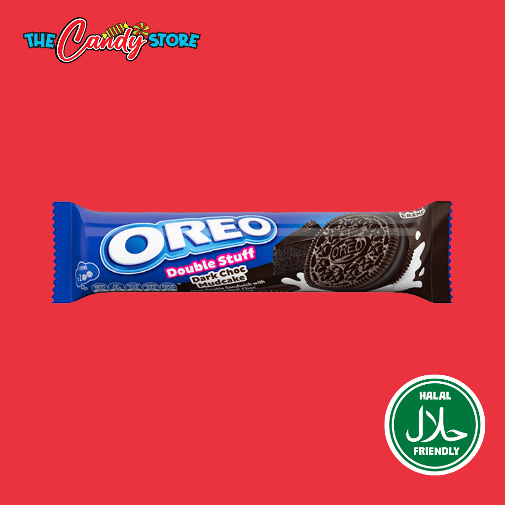 OREO Double Stuffed Dark Choc Mudcake Chocolate Sandwich Cookies