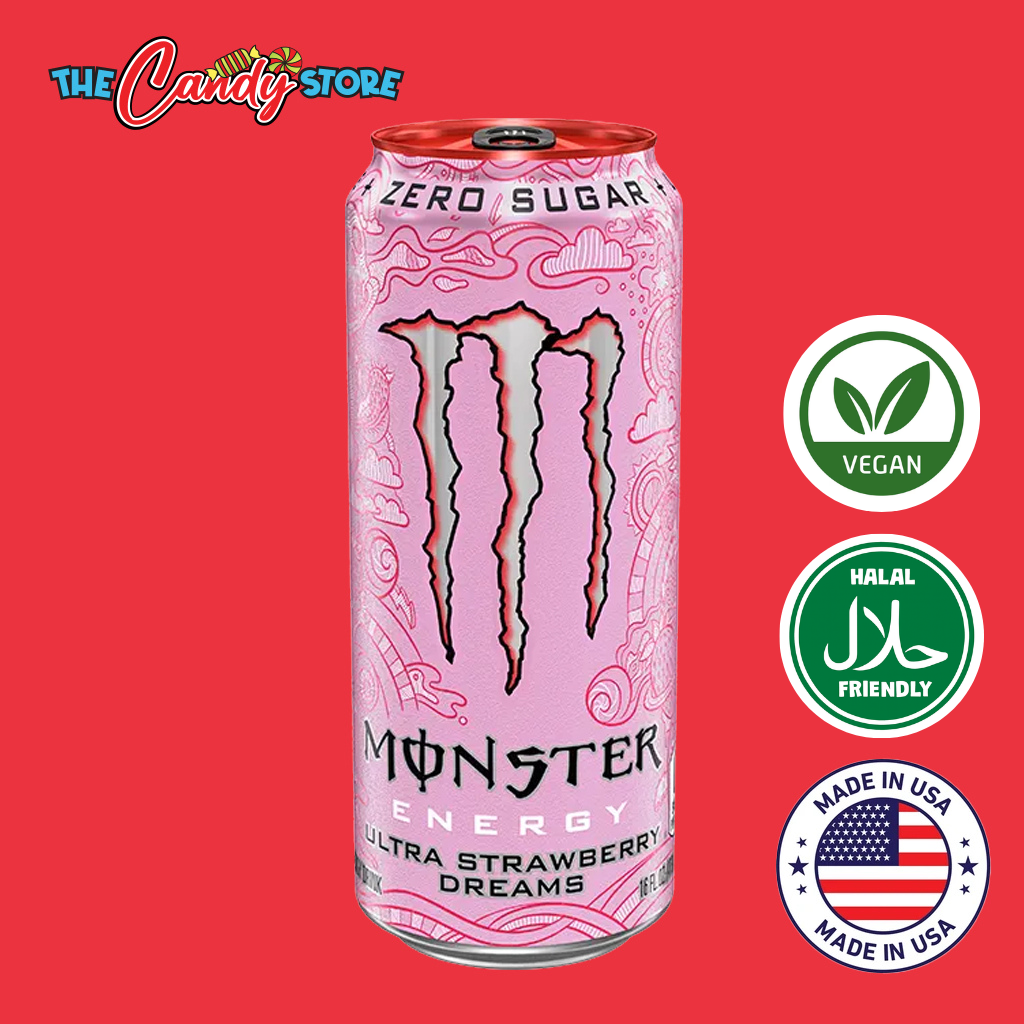 Monster Energy Ultra Strawberry Dreams Energy Drink