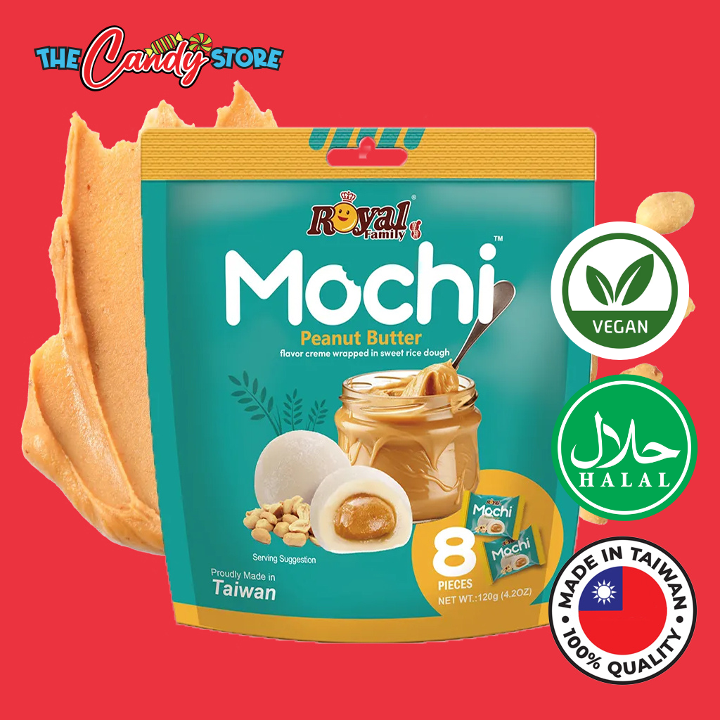 Royal Family Peanut Butter Mochi