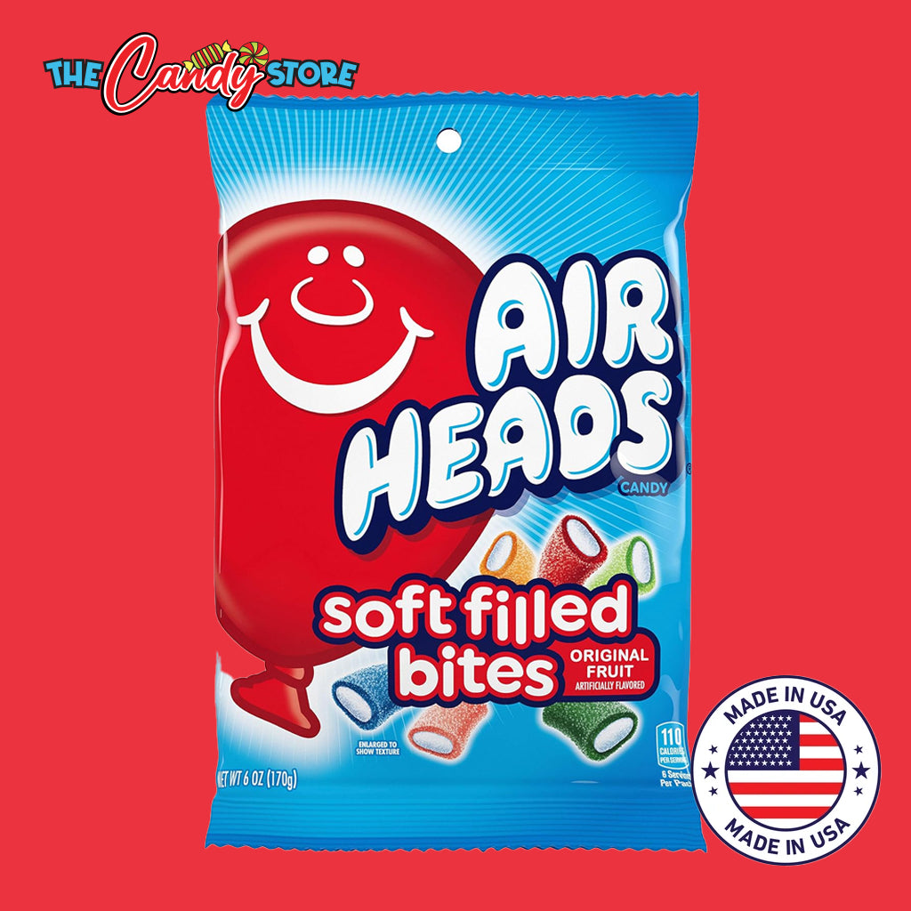 Airheads Soft Filled Bites Assorted Original Flavour Candy
