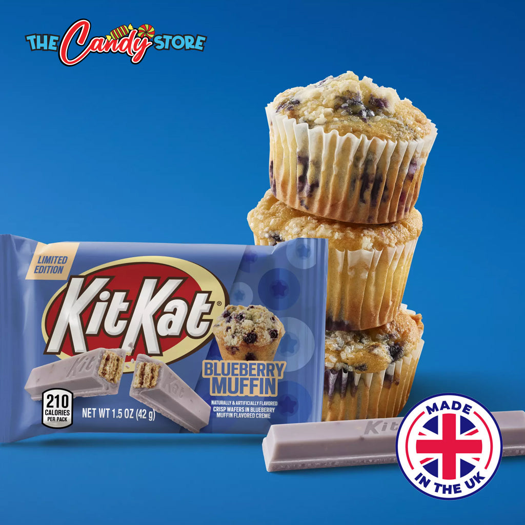 Kit Kat Blueberry Muffin Limited Edition Creme Flavoured Wafer Bar