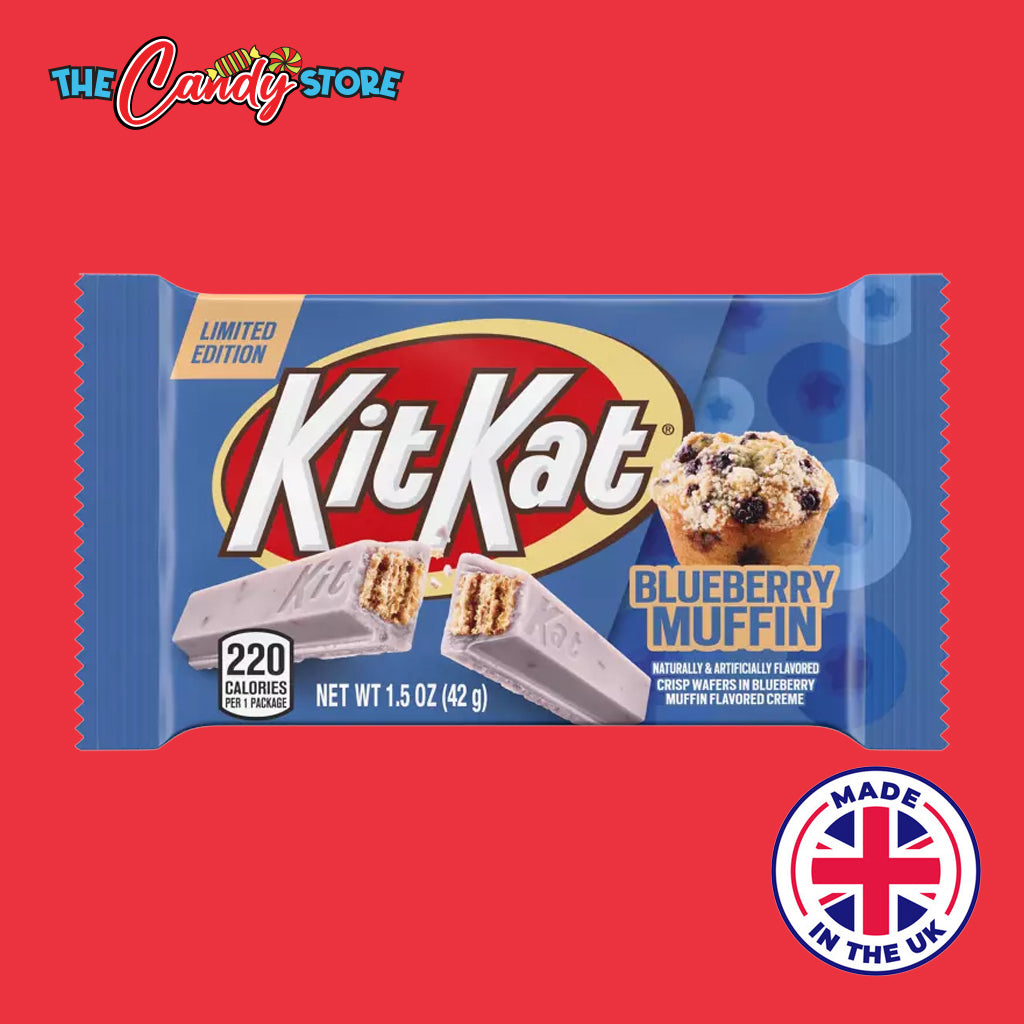 Kit Kat Blueberry Muffin Limited Edition Creme Flavoured Wafer Bar