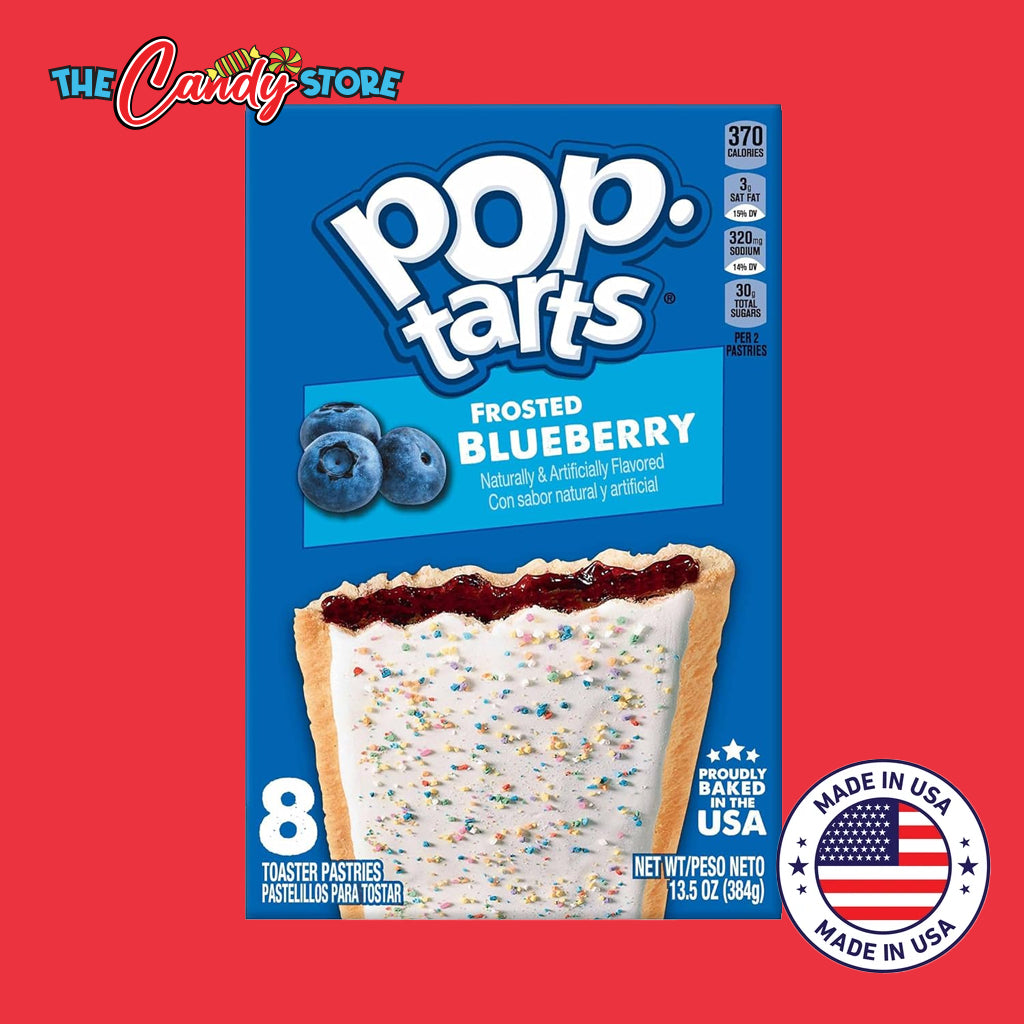 Pop Tarts Frosted Blueberry Toaster Pastries Box