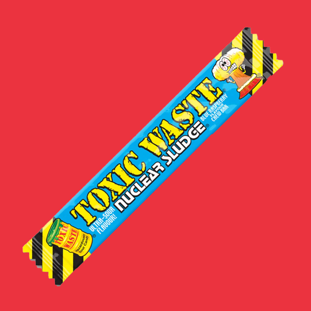 Toxic Waste Sour Blue Raspberry Chew Bar 20g