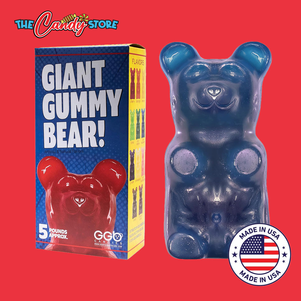 The Original Giant Blue Raspberry Gummy Bears!
