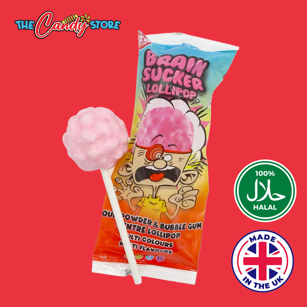 Brain Sucker Giant Sour Lollipop