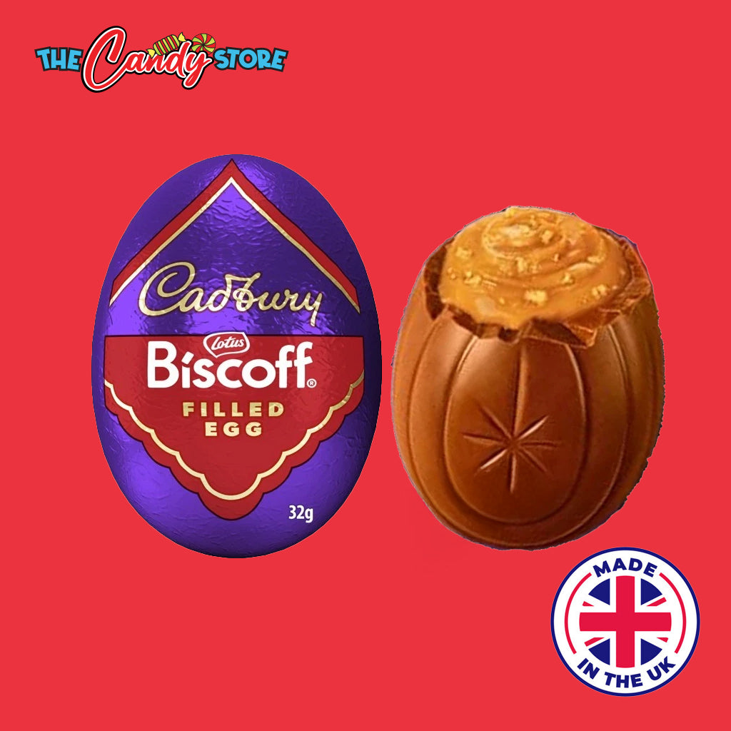 Cadbury Biscoff Milk Chocolate Filled Egg