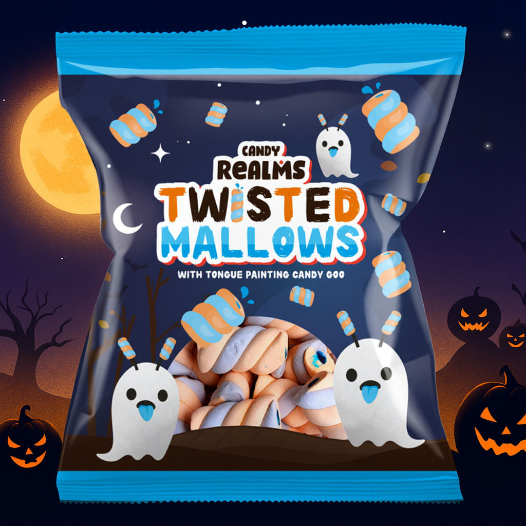 Candy Realms Tongue Painting Twisted Mallows