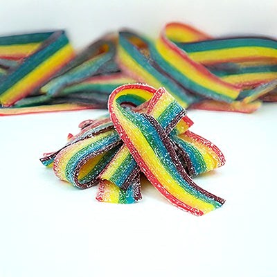 Candy Express Sour Belts Rainbow Tropical