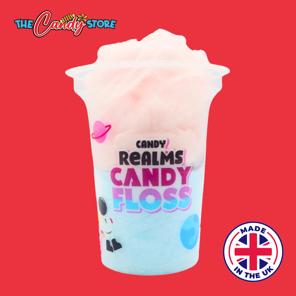 Candy Realms Strawberry & Raspberry Candy Floss Cup