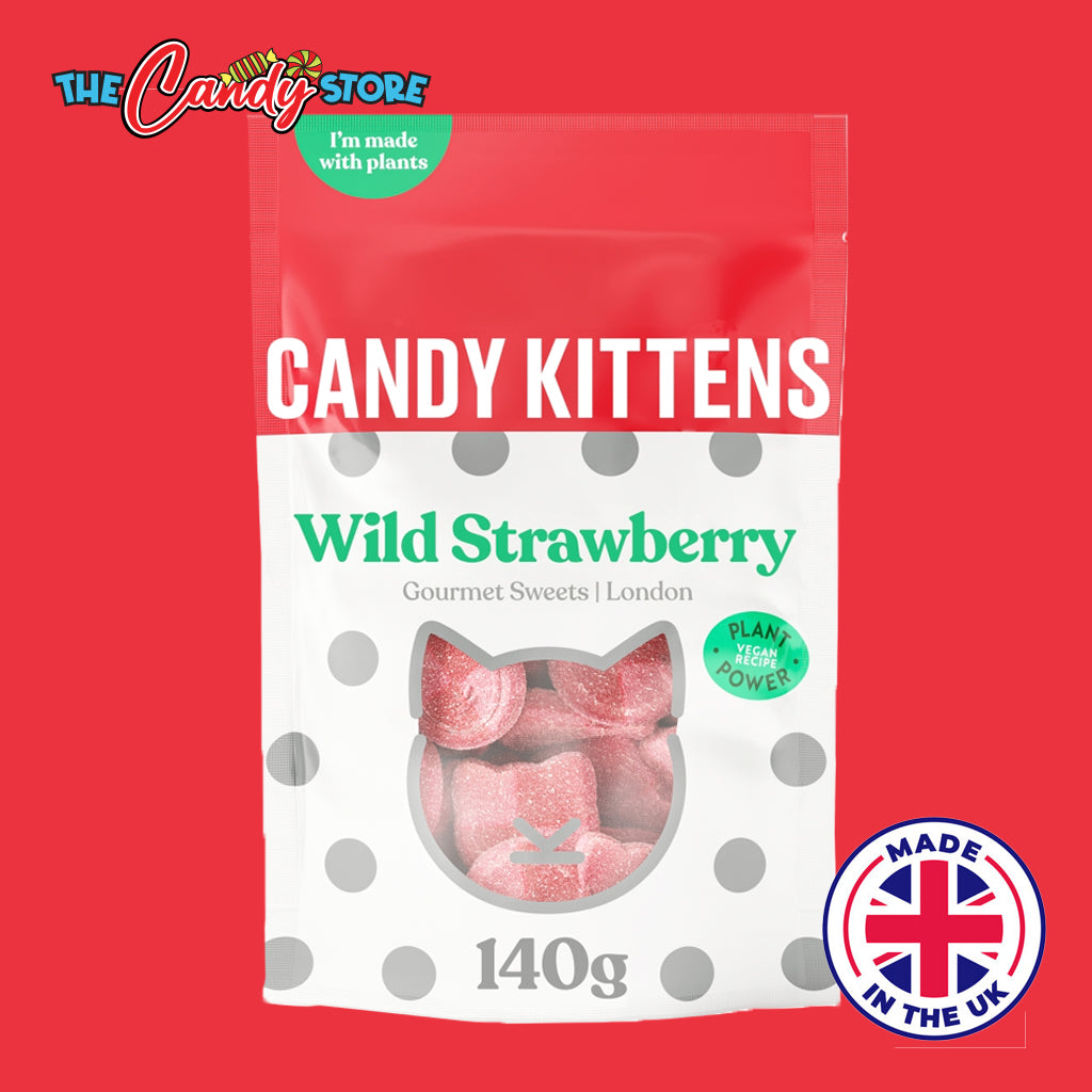 Candy Kittens Wild Strawberry Gourmet Vegan Sweet