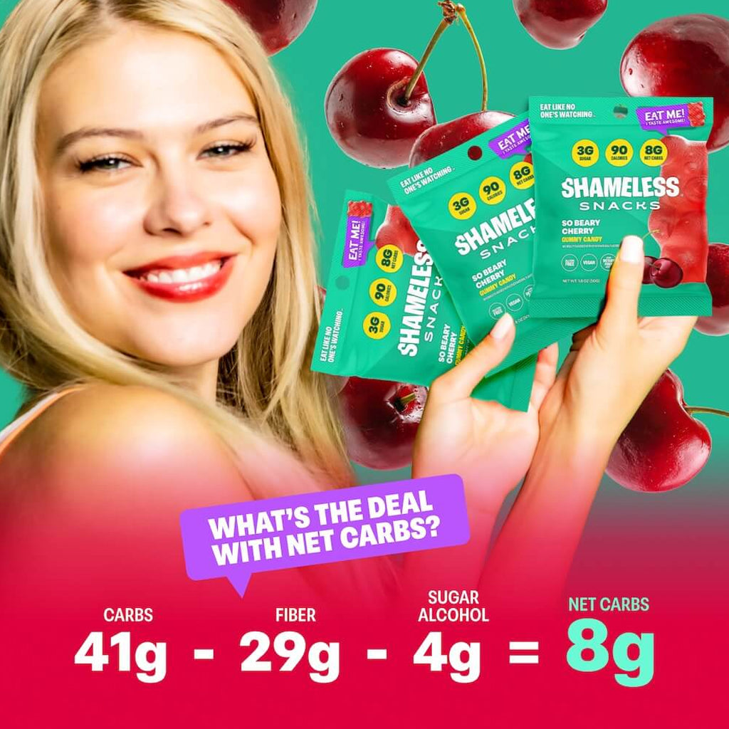 Shameless Snacks So Beary Cherry Healthy Gummy Candy