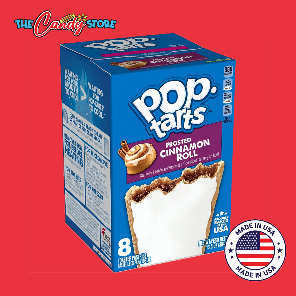 Pop Tarts Frosted Cinnamon Roll Toaster Pastries Box