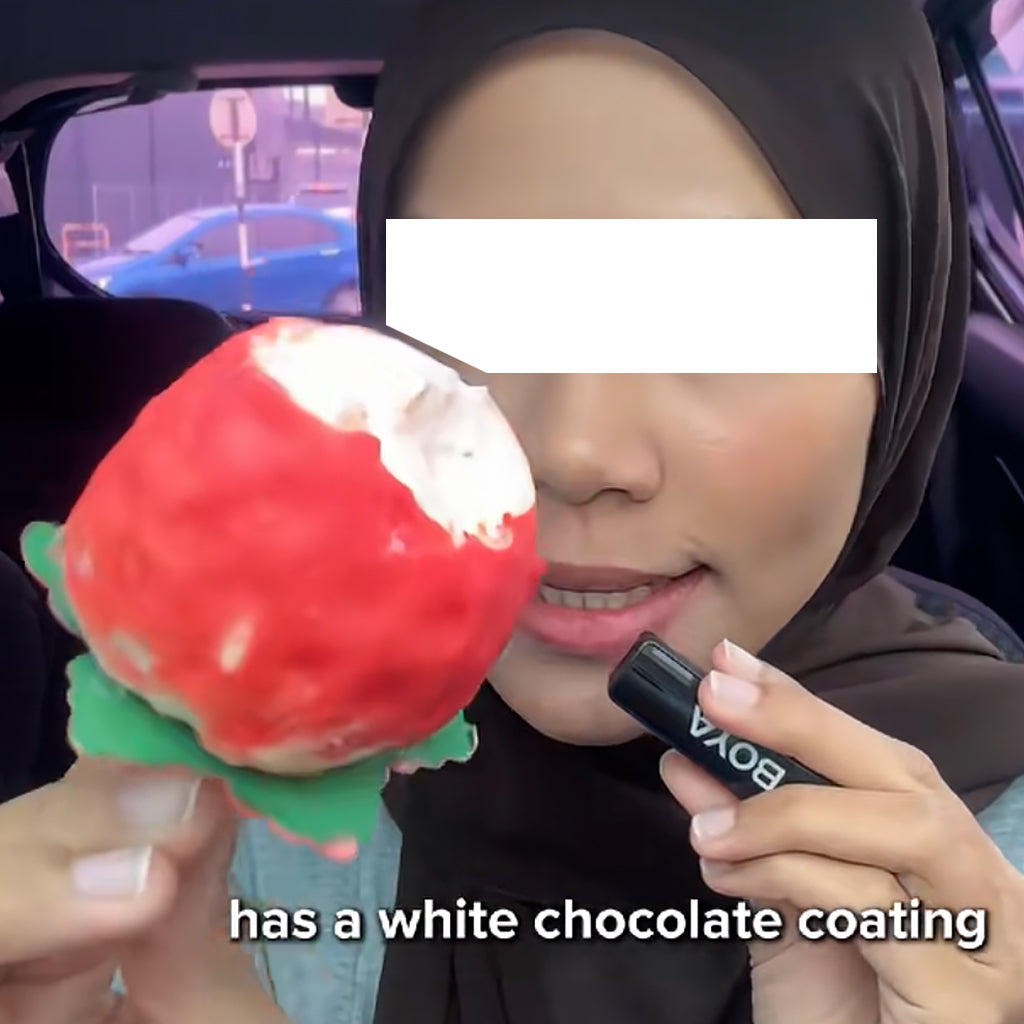 3D Premium Strawberry Ice Cream