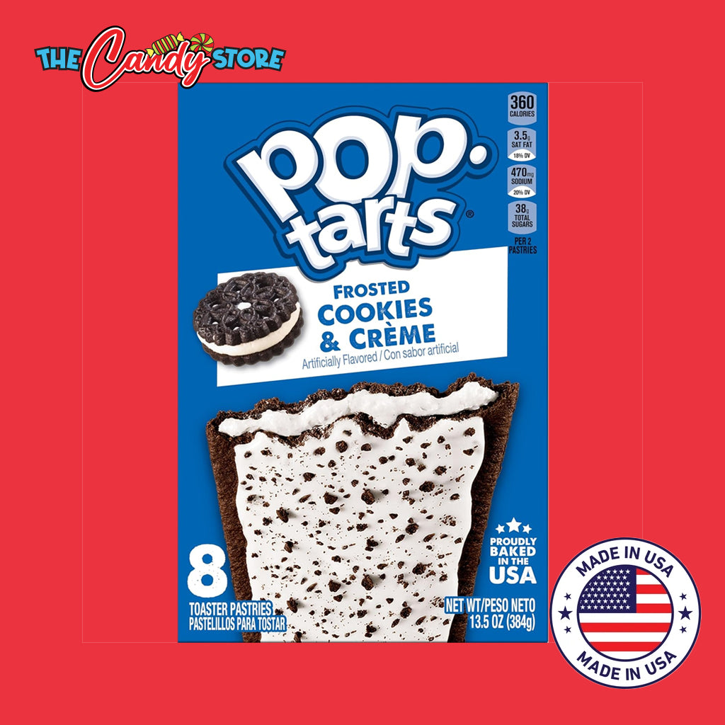 Pop Tarts Frosted Cookies & Creme Toaster Pastries Box