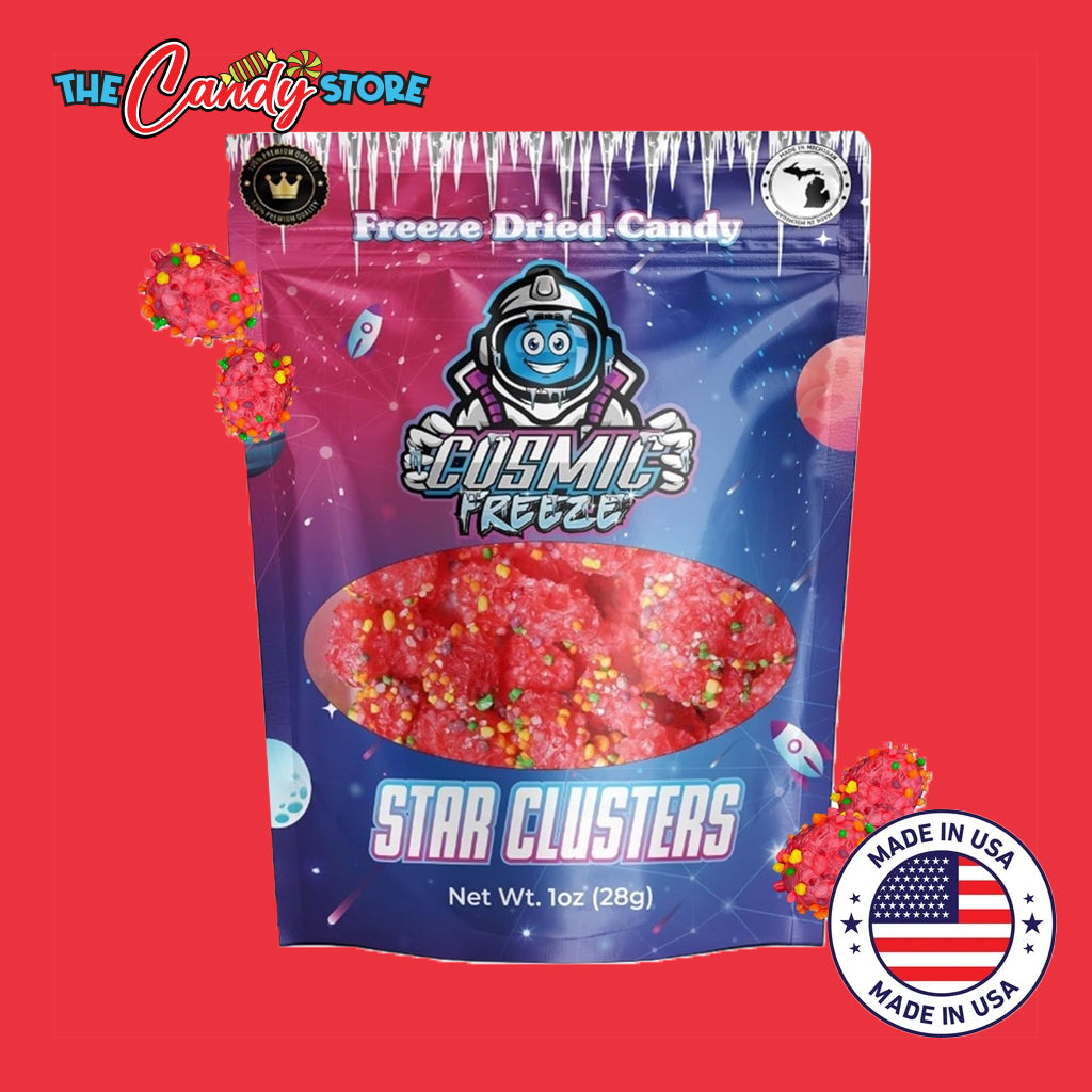 Cosmic Freeze Star Clusters Freeze Dried Crunchy Candy