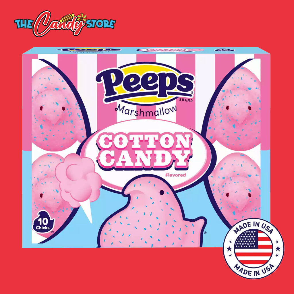 PEEPS Cotton Candy Chicks Marshmallow Candy