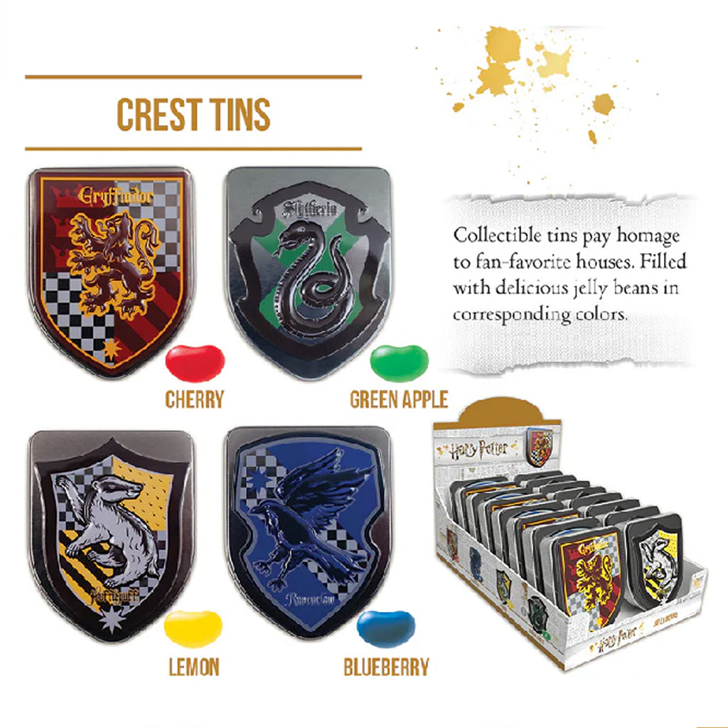 Harry Potter House Crest Jelly Bean Tins