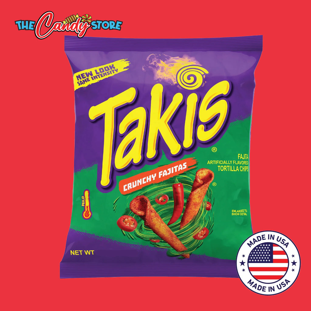 Takis Crunchy Fajitas Mild Tortilla Chips