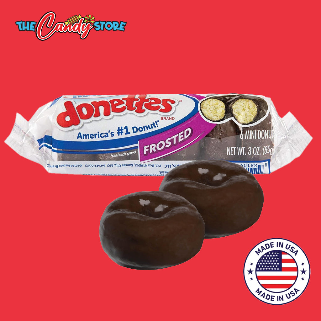 Hostess Donettes Frosted Mini Donuts [Pack of 6]