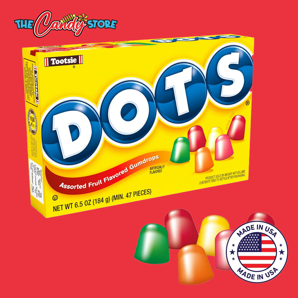 Tootsie DOTS Assorted Fruit Flavored Gumdrops