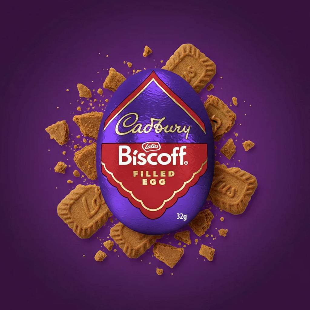 Cadbury Biscoff Milk Chocolate Filled Egg