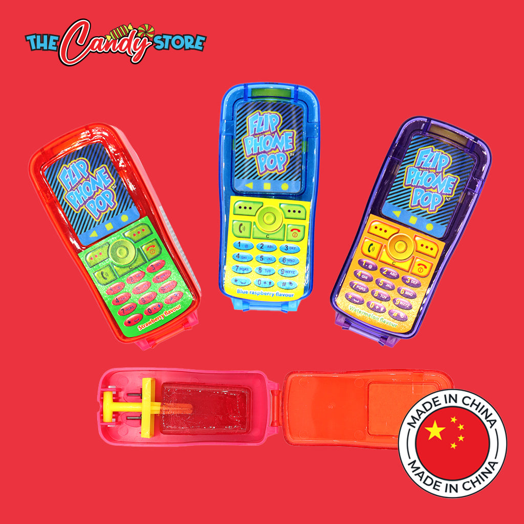 Kidsmania Flip Phone Fruit Flavoured Lollipop