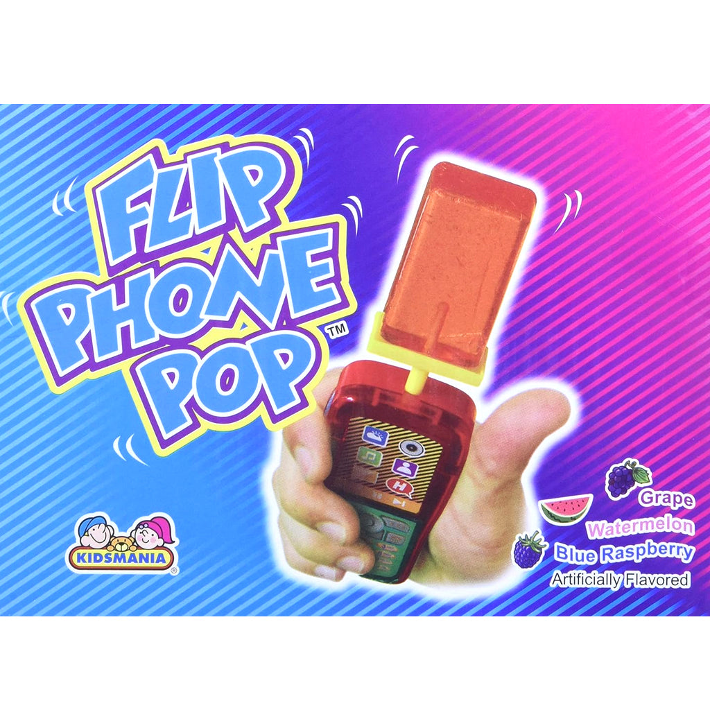 Kidsmania Flip Phone Fruit Flavoured Lollipop