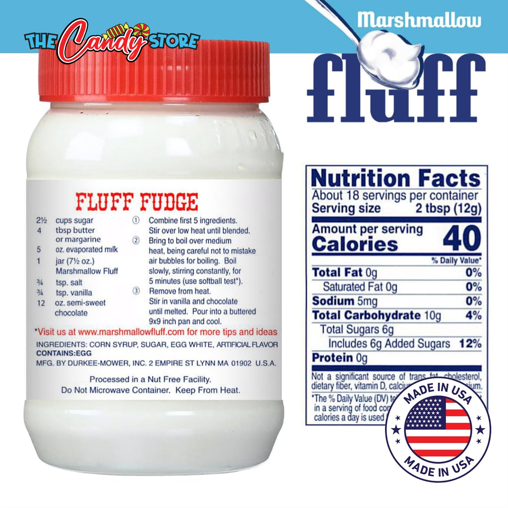 Fluff Marshmallow Classic Original Spread