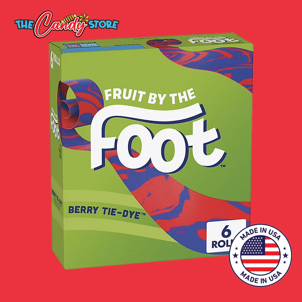 Fruit by the Foot Berry Tie-Dye Fruit Flavored Snack
