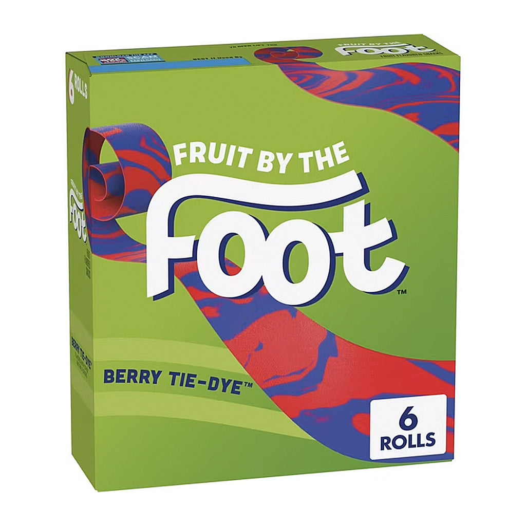 Fruit by the Foot Berry Tie-Dye Fruit Flavored Snack
