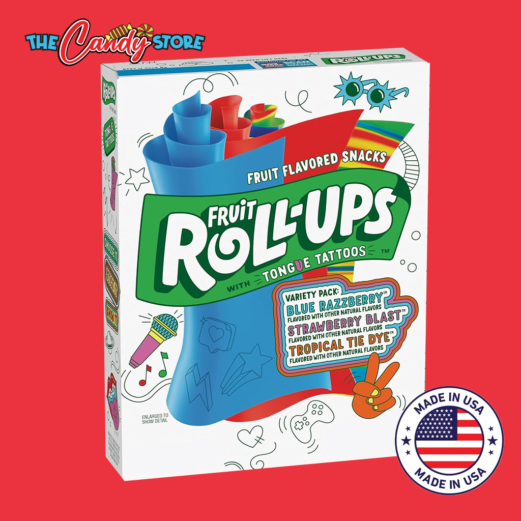 Fruit Rolls-Ups Tongue Tattoos Rolls (Rolls of 10)