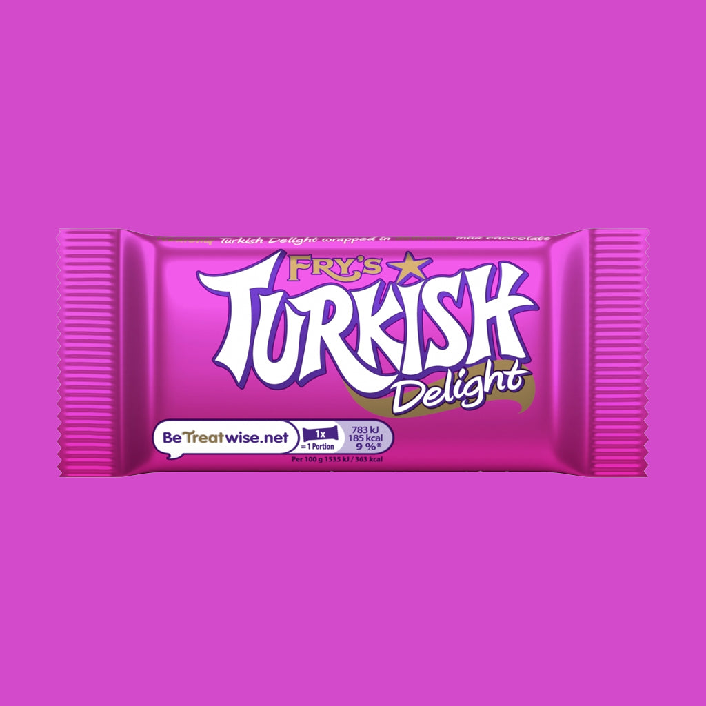Fry's Turkish Delight Milk Chocolate Bar 51g