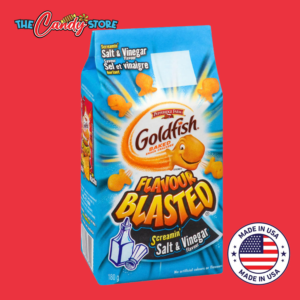 Goldfish Screamin Salt & Vinegar Baked Crackers