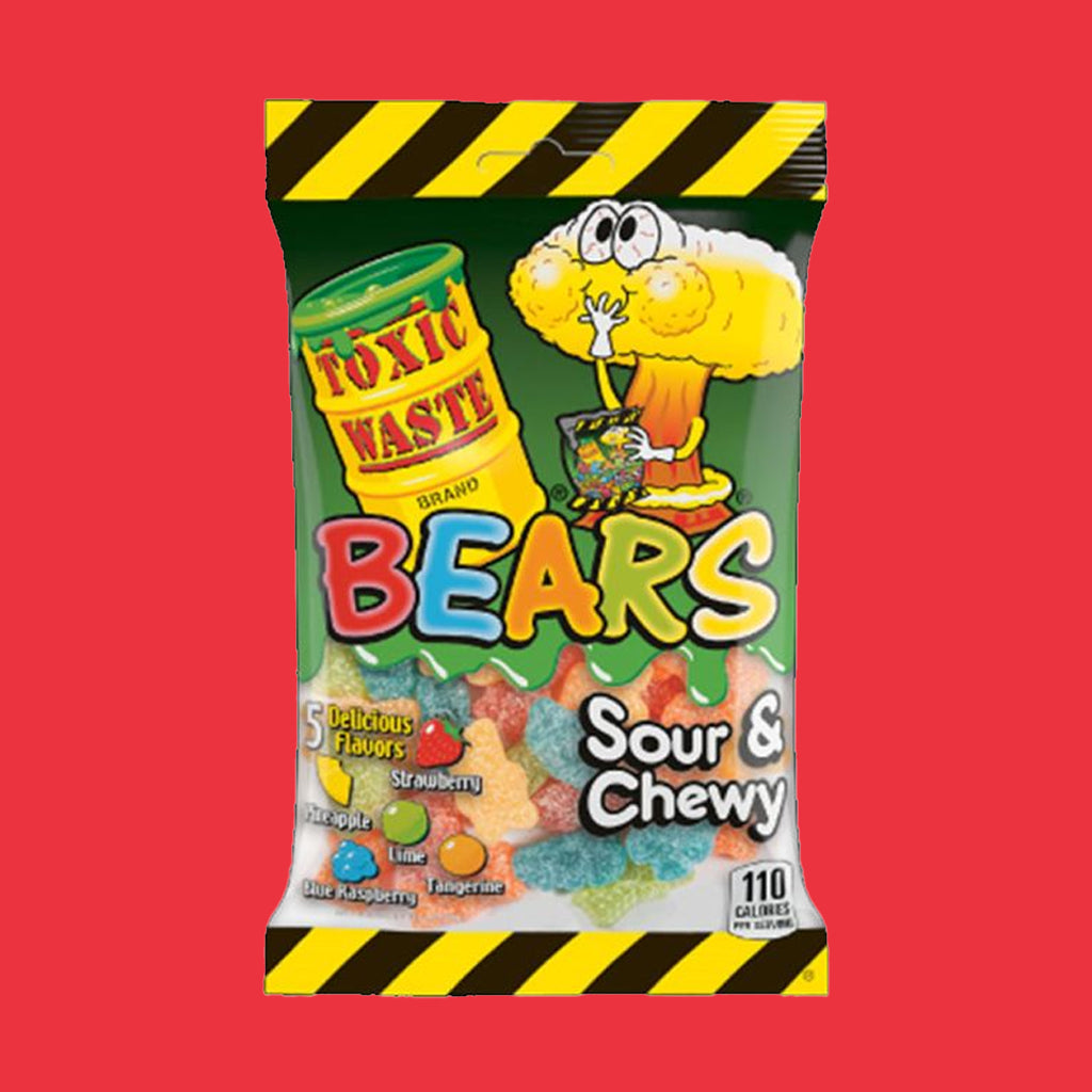 Toxic Waste Sour Gummy Bears 142g
