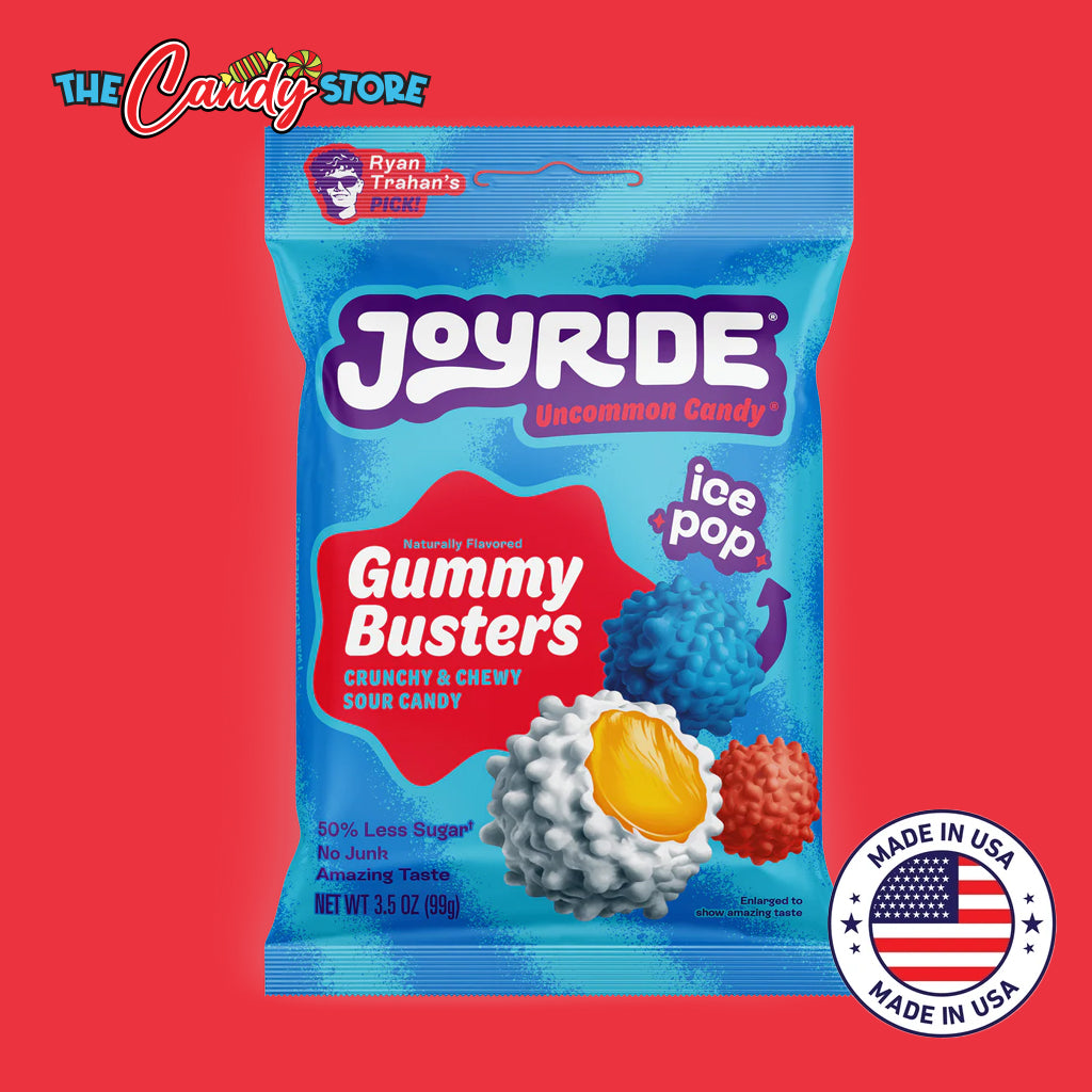 Joyride Sour Gummy Busters Limited Ice Pop Chewy Candy
