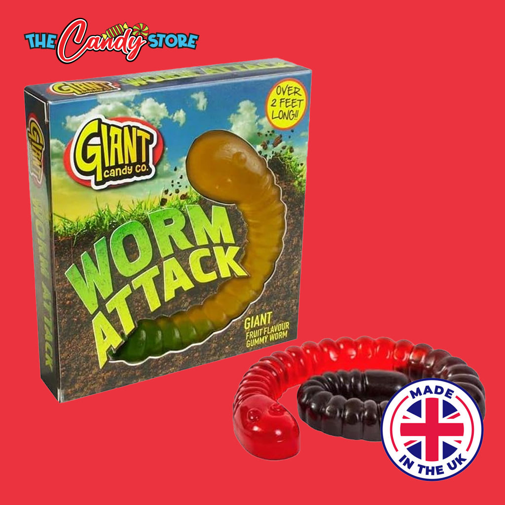 Giant Candy Co Giant Worm Attack Gummy